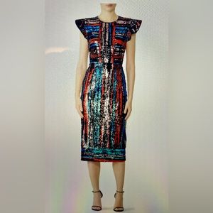 Fabulous Sequin multi color Hunter Bell dress. Excellent condition worn twice.